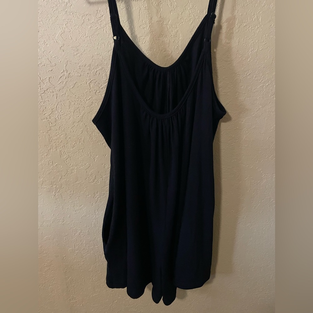 Black Strap Romper
